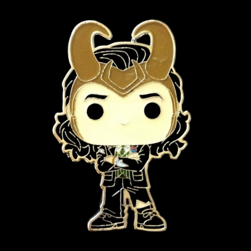 MARVEL FUNKO POP Enamel Pin Set (3-Pk) –Scarlet Witch, Loki, Captain America NWT - Picture 5 of 9